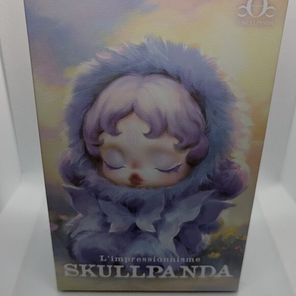 Pop Mart Skullpanda L'impressionnisme Series Plush Doll WINDFLOWER (resealed) - Picture 2 of 5
